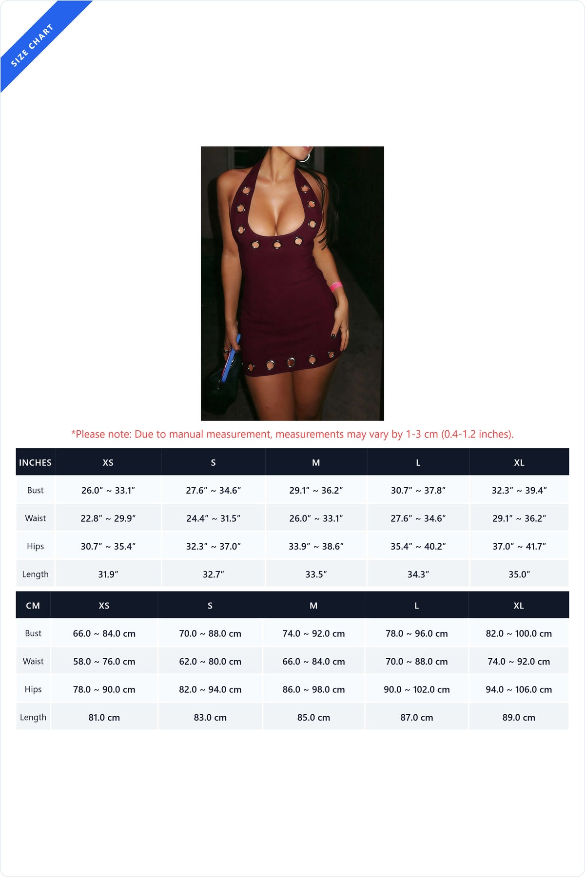 Eyelet Halter Backless Mini Dress Lavish Daily