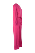 Cropped Sweatshirt and Wide Leg Tracksuit LavishDaily