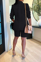 Casual Blazer and Shorts Set Lavish Daily