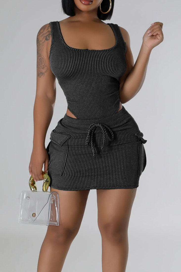Bodysuits And Skirt Two-Piece Set Lavish Daily