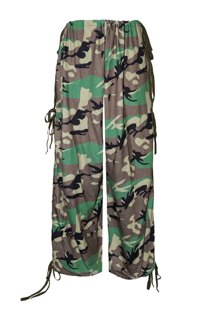 Oversized Drawstring Parachute Pants Lavish Daily