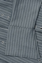 Striped Tie Front Shirt & Shorts Set Lavish Daily