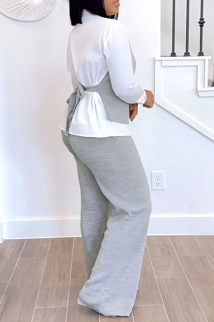 Vest Combo Shirt & Pants Set Lavish Daily