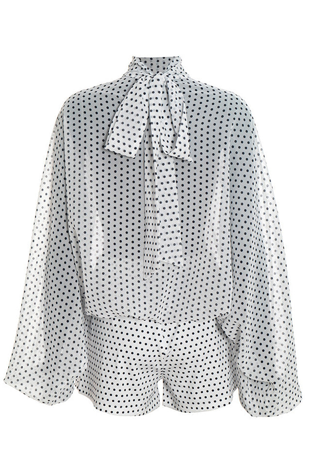 Polka Dot Sheer 2-Piece Shorts Set Lavish Daily