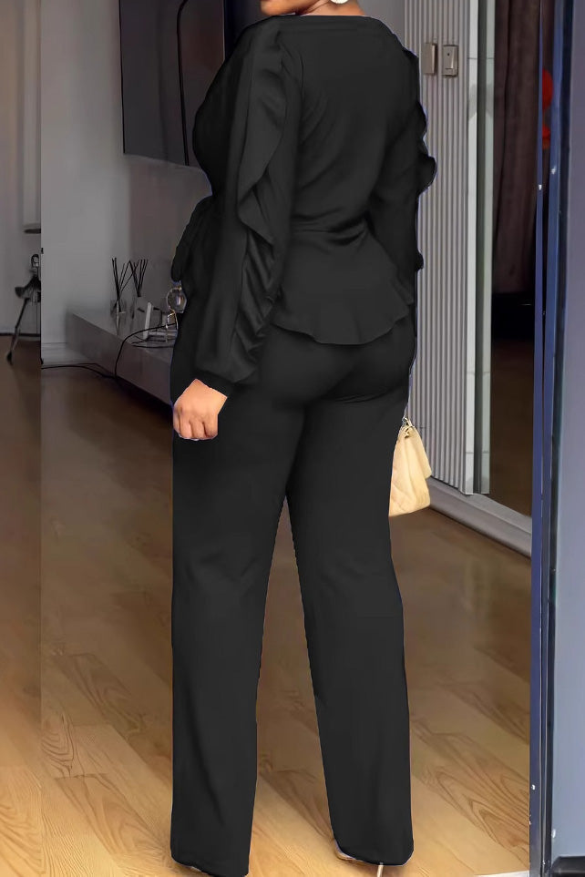 Elegant Drawstring Slim Fit 2-Piece Set Lavish Daily