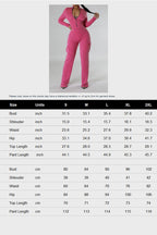 Zip-Front Bodysuit & Cargo Pants Set Lavish Daily