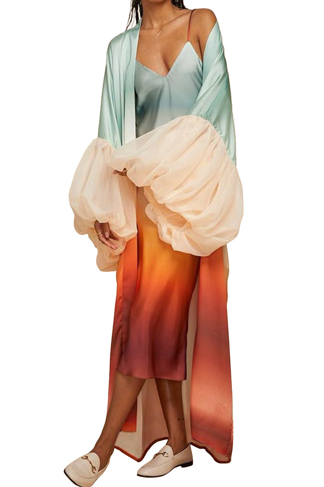 Elegant Resort Maxi Dress & Statement Sleeves Lavish Daily