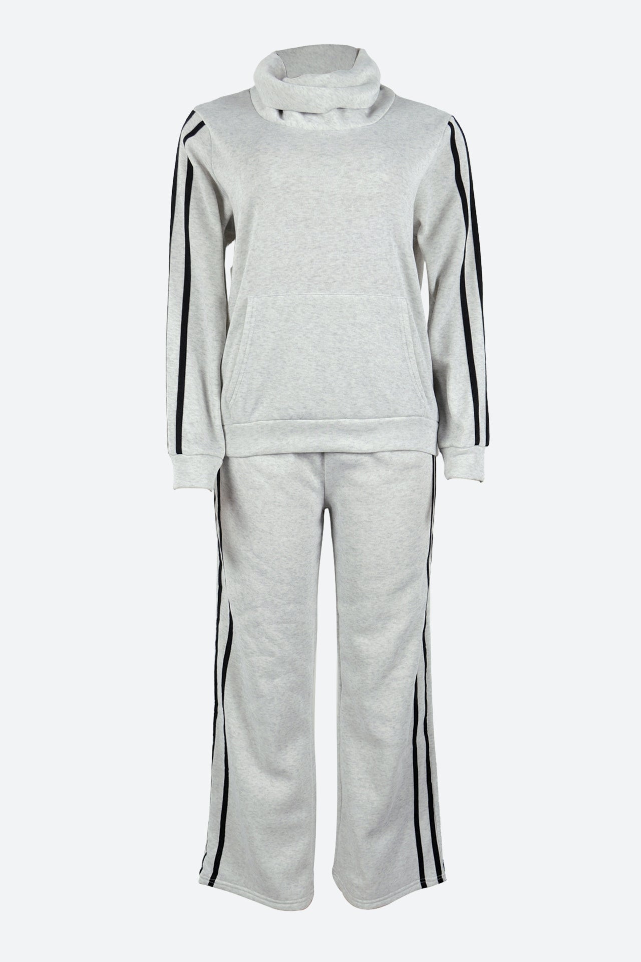 Side Stripe Sweatshirt & Pants Set Lavish Daily
