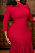 Asymmetrical High-Waist Mermaid Dress Lavish Daily