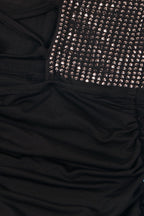 Rhinestone Lace-Up Cutout Mermaid Dress Lavish Daily