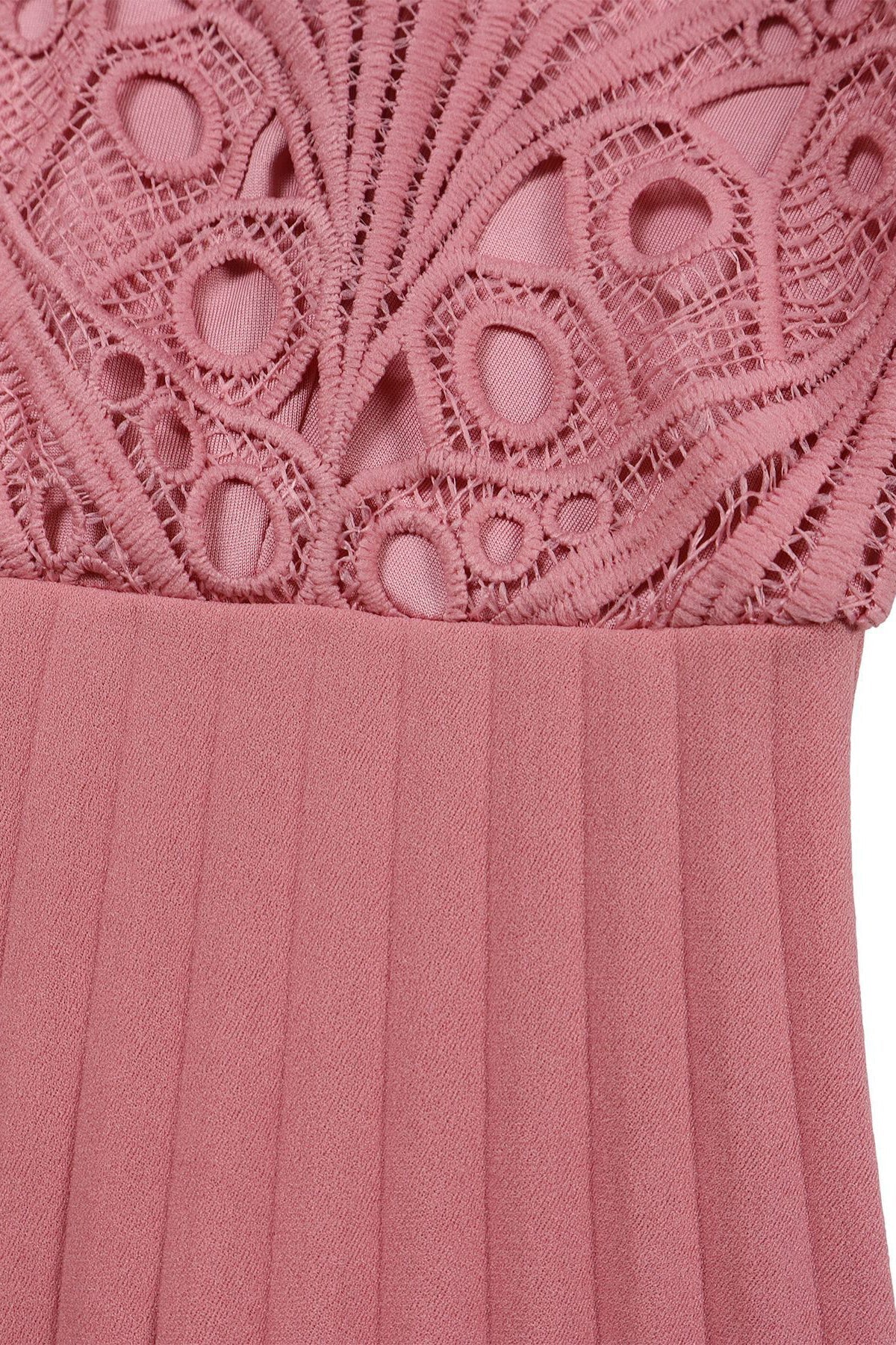 A-Line Pleated Dress Lavish Daily