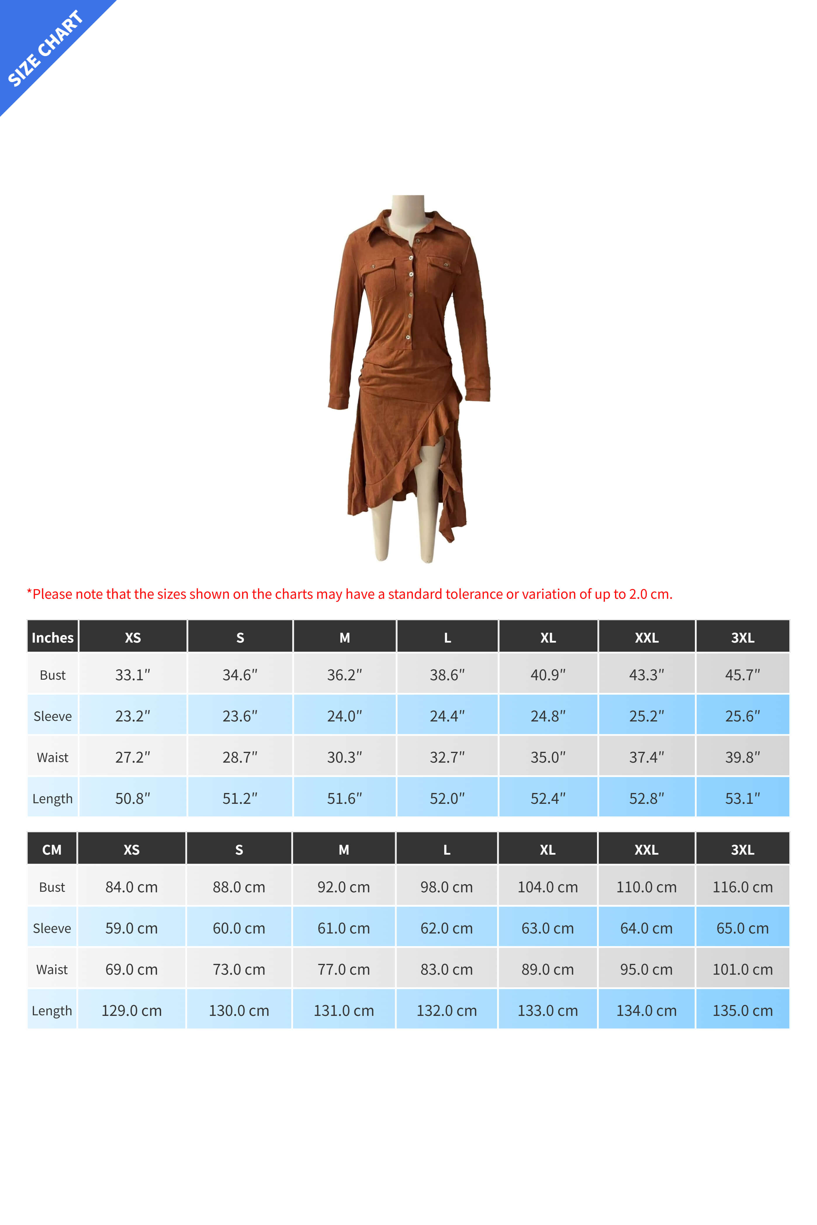 Irregular Ruffled Collared Maxi Dress Lavish Daily