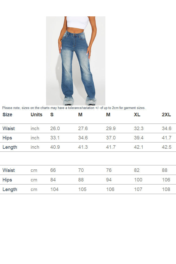 Pocketed Button Straight Jeans Lavish Daily