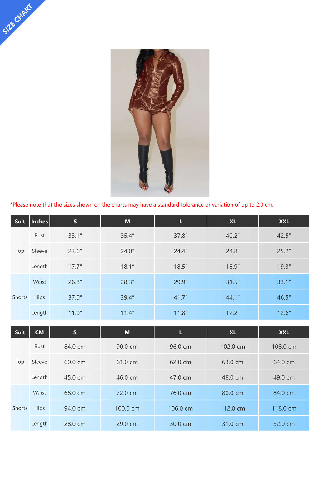 Leather Short Set Lavish Daily