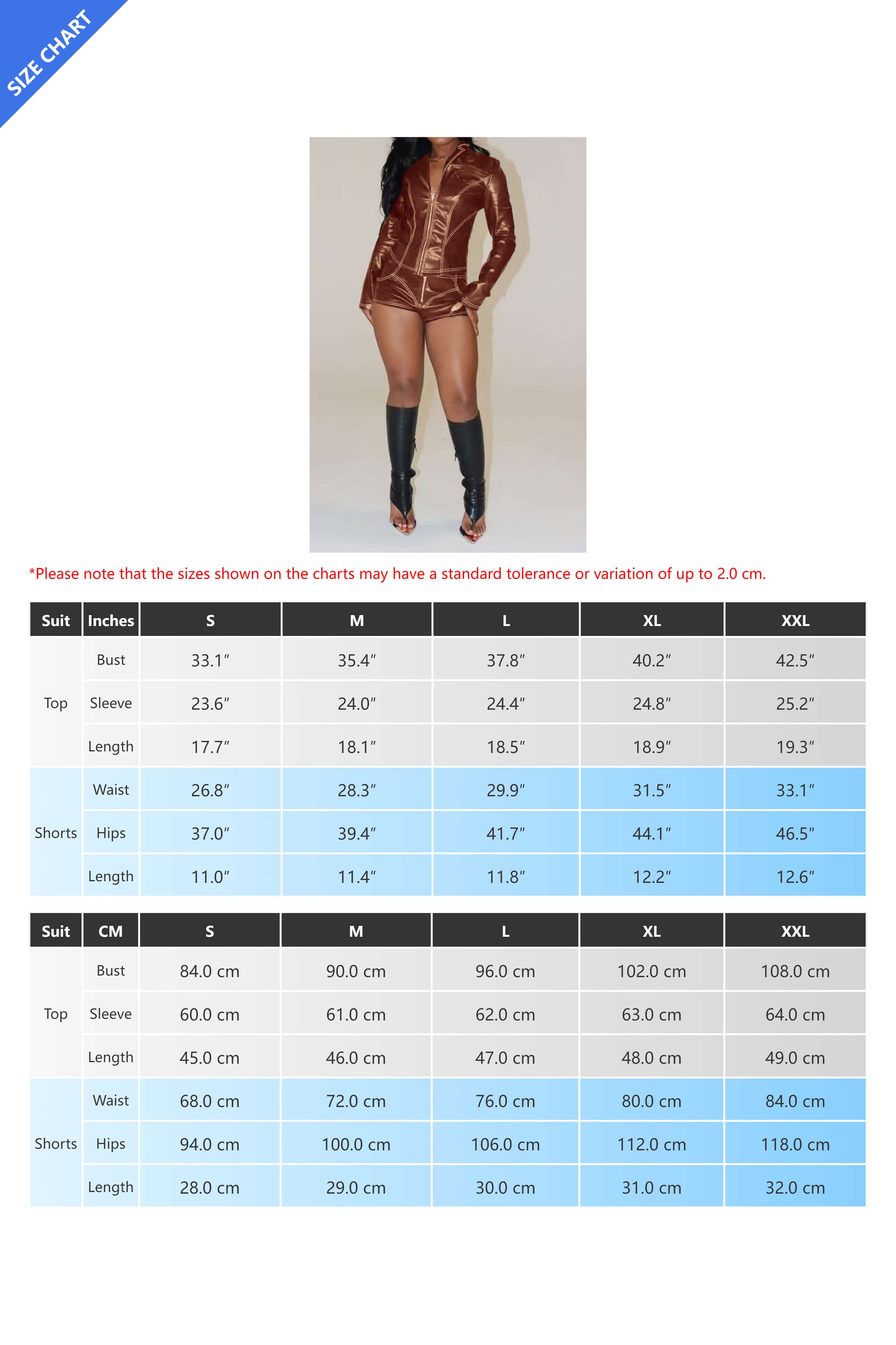 Leather Short Set Lavish Daily