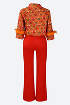 Printed Shirt & Pants Set Lavish Daily