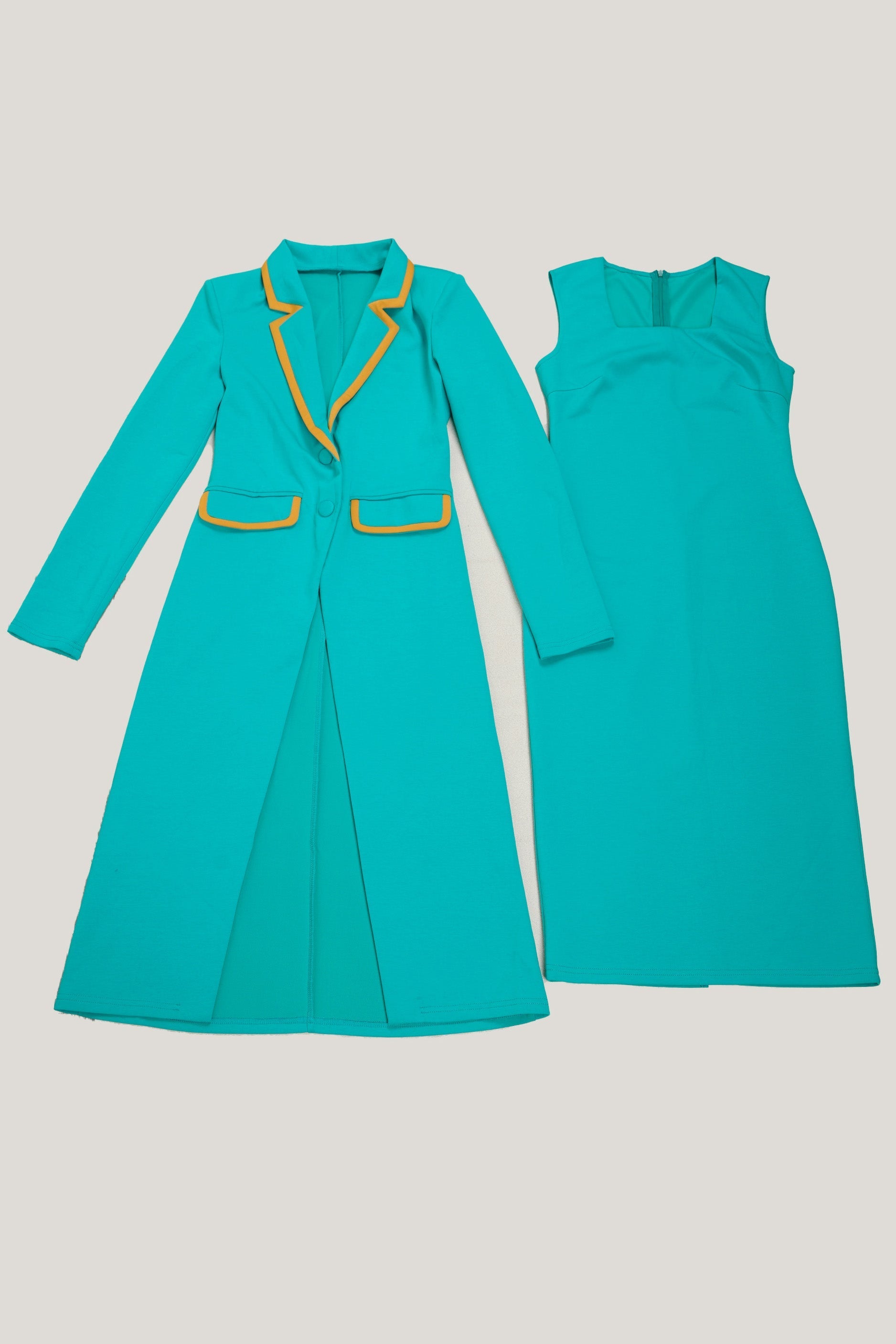 Waist Slim Blazer Vest Two-Piece Set Lavish Daily