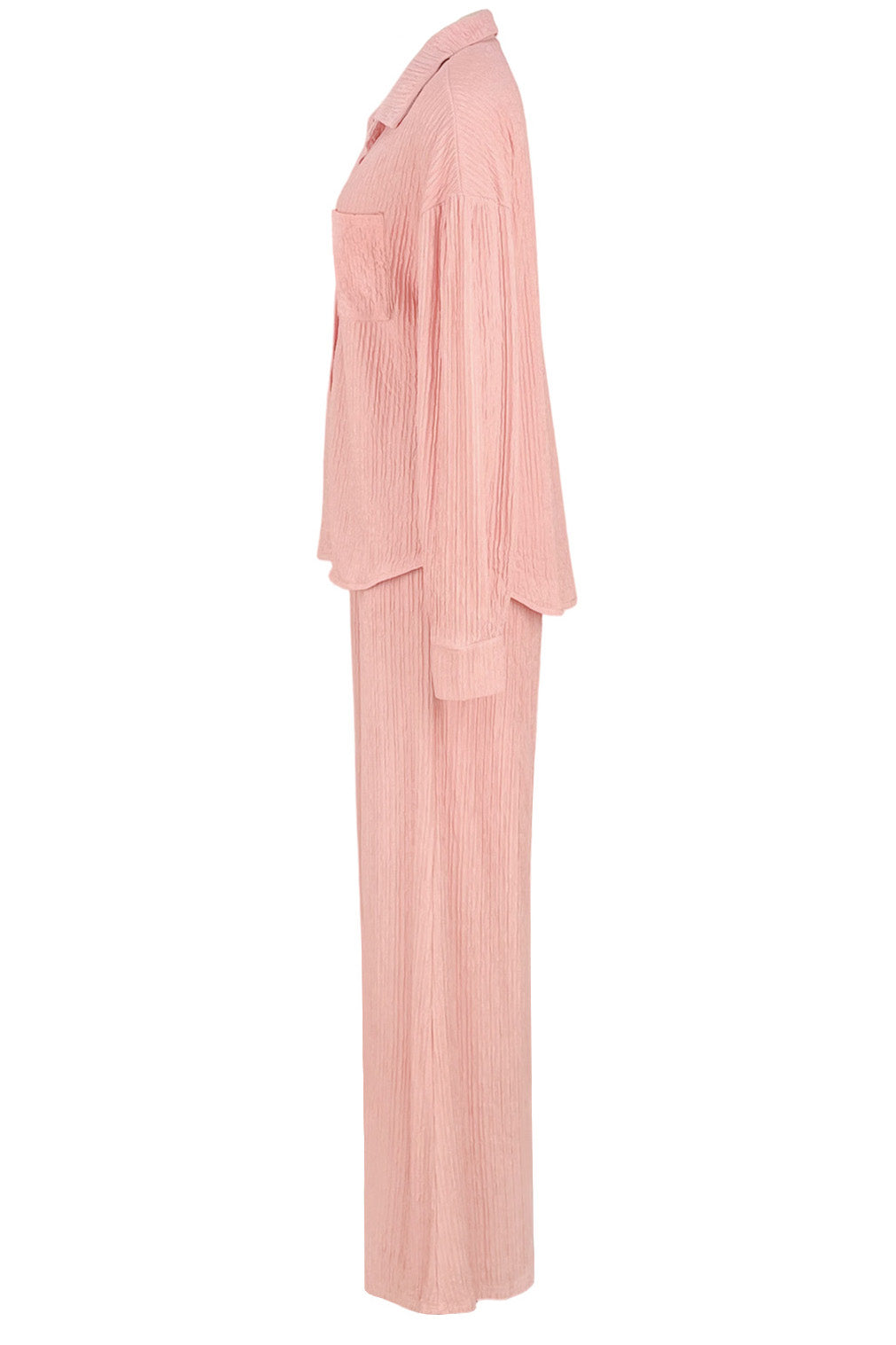 Pleated Utility Palazzo Two-Piece Set Lavish Daily