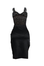 Rhinestone Bodysuit & Pencil Skirt Skirt Set Lavish Daily
