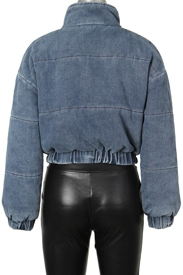 Denim Bomber Jackets Lavish Daily