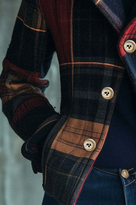 Classic Plaid Jacket Lavish Daily