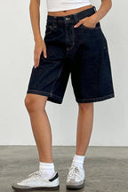Mid-Thigh Length Casual Jeans Lavish Daily