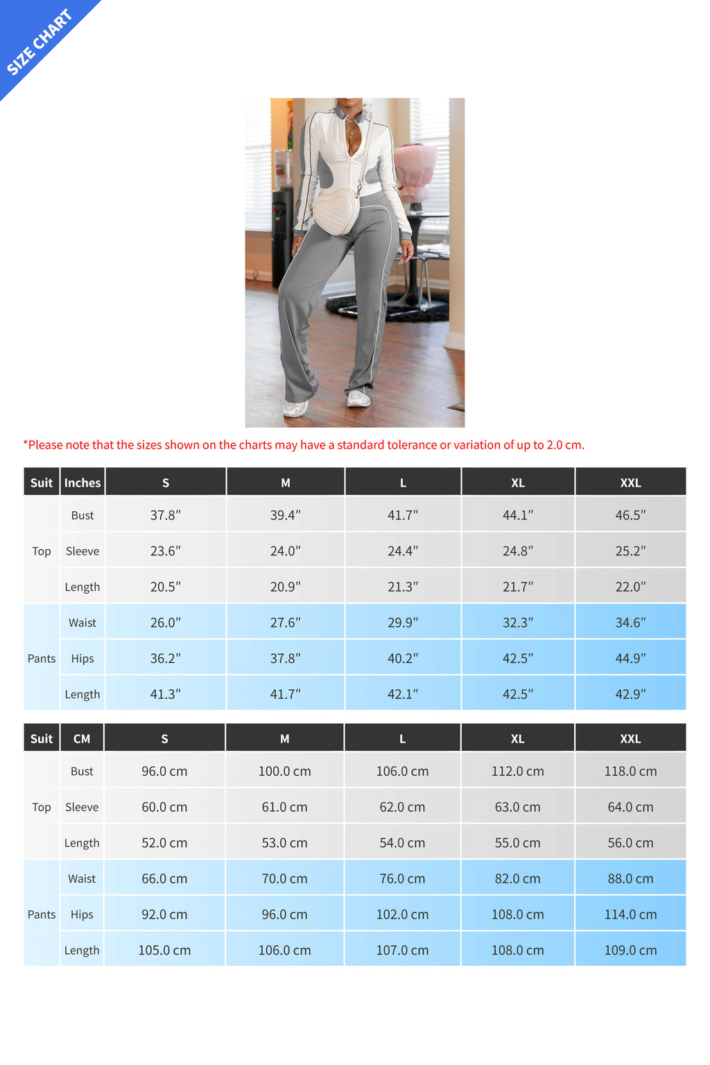 Zip-up Top & Pants Set Lavish Daily