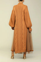 Knit Tulle Two Piece Skirt Set Lavish Daily