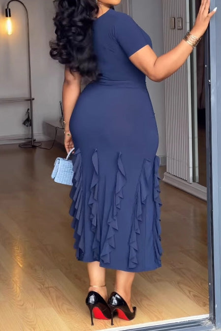 Slim Long Bodycon Dress Lavish Daily