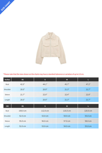 Tweed Cropped Zip Up Jacket Lavish Daily