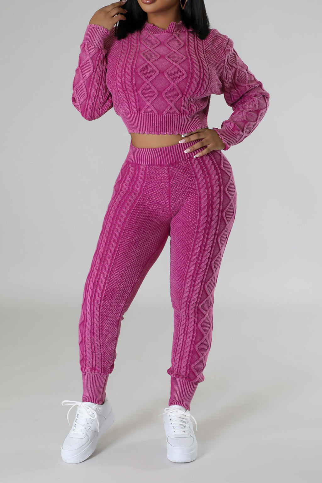 Mineral Washed Jogger Set Lavish Daily