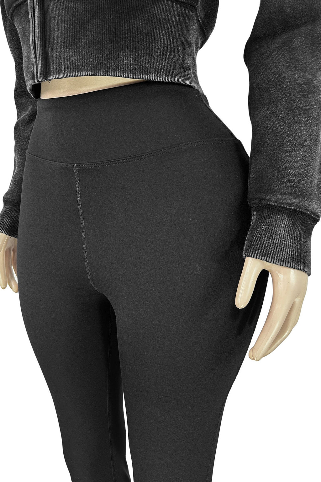 Washed Fleece Hoodie and Yoga Pants Set Lavish Daily
