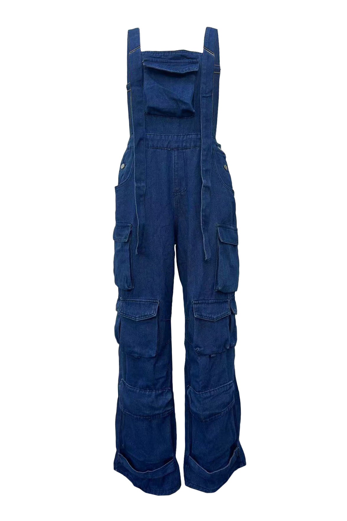 Streetwear Denim Jumpsuit Lavish Daily