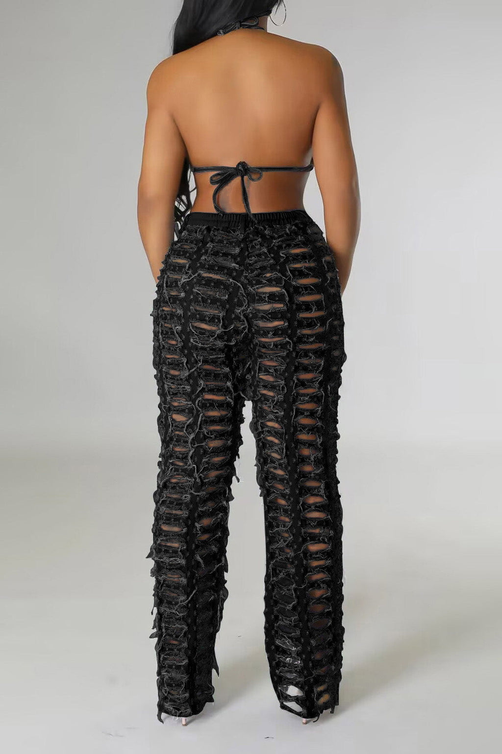 Relaxed Over Distressed Jeans Lavish Daily