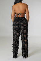 Relaxed Over Distressed Jeans Lavish Daily