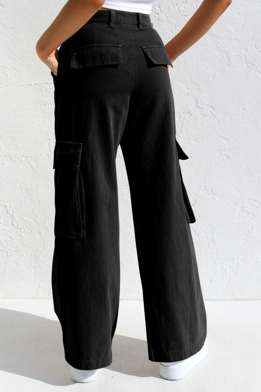 Multi Pocket Cargo Style Women’s Denim Pants Lavish Daily