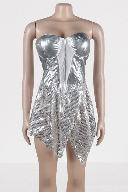 Sequin Mini Dress Lavish Daily