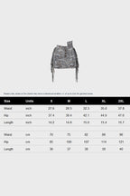 Camouflage Tassel Skirt Lavish Daily