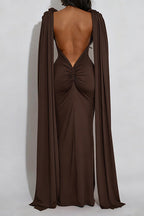 Elegant Pleated Maxi Dress Lavish Daily