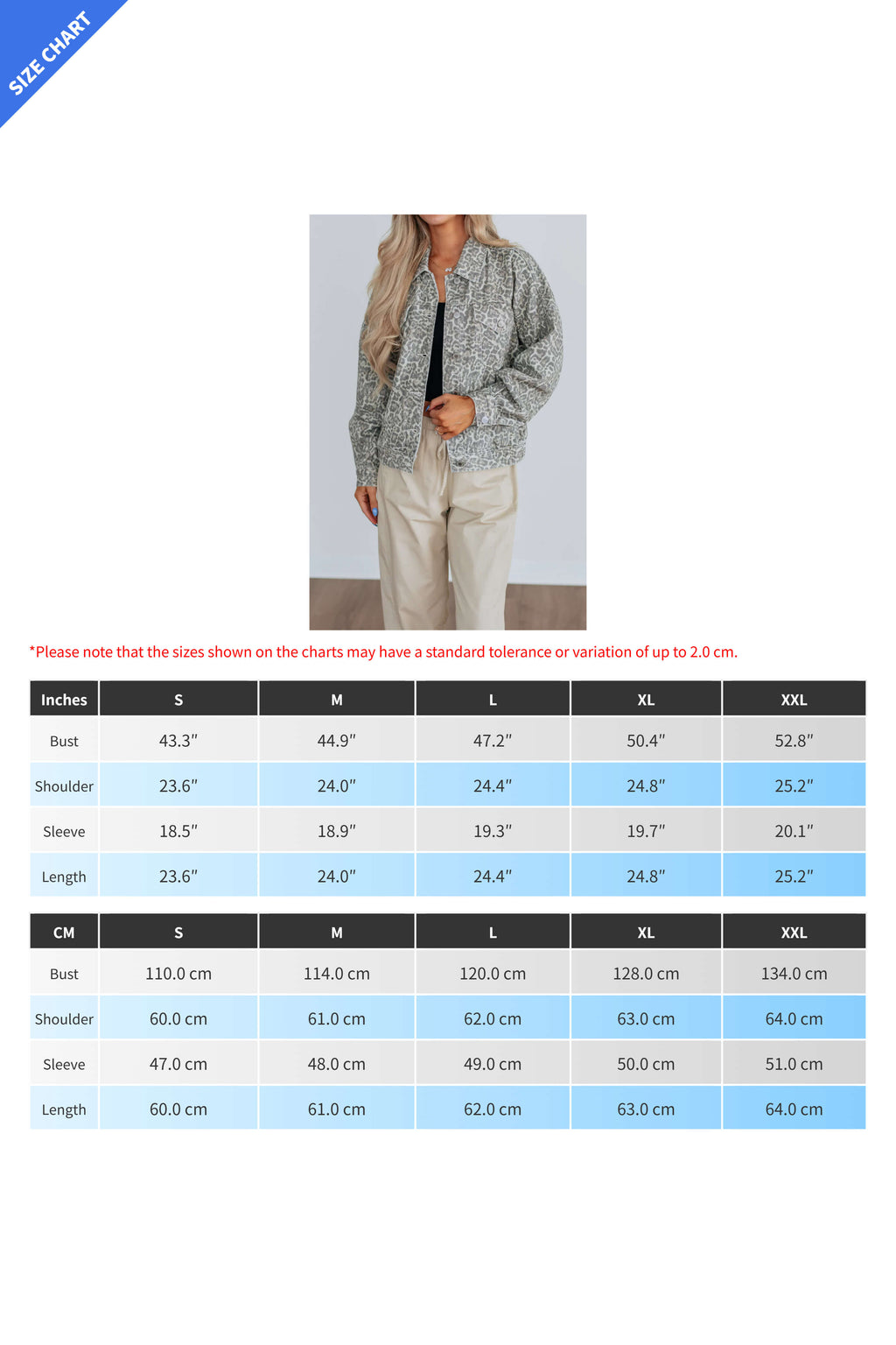 Loose Washed Printed Denim Jacket Lavish Daily