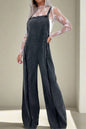 Vintage Raw Edge Washed Denim Jumpsuits Lavish Daily