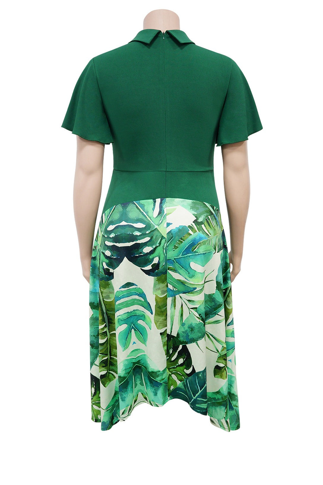 Plus Size Floral Fit & Flare Dress LavishDaily