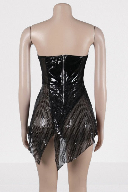 Sequin Mini Dress Lavish Daily