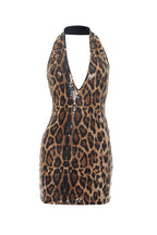 Deep V Backless Mini Dress Lavish Daily