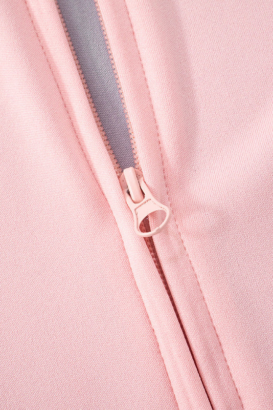 Stand Collar Slim Fit Sport Shorts Set Lavish Daily