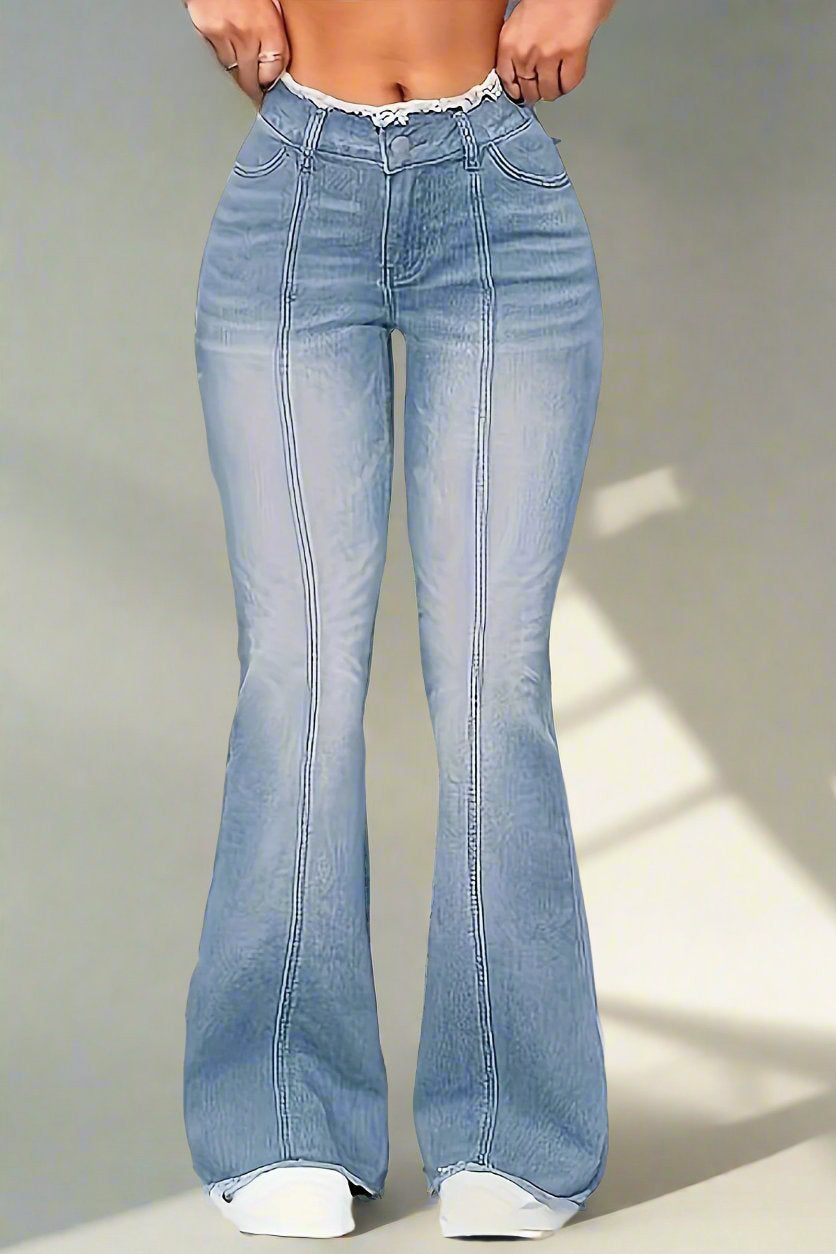 Trendy Stretchy Slim Jeans Lavish Daily