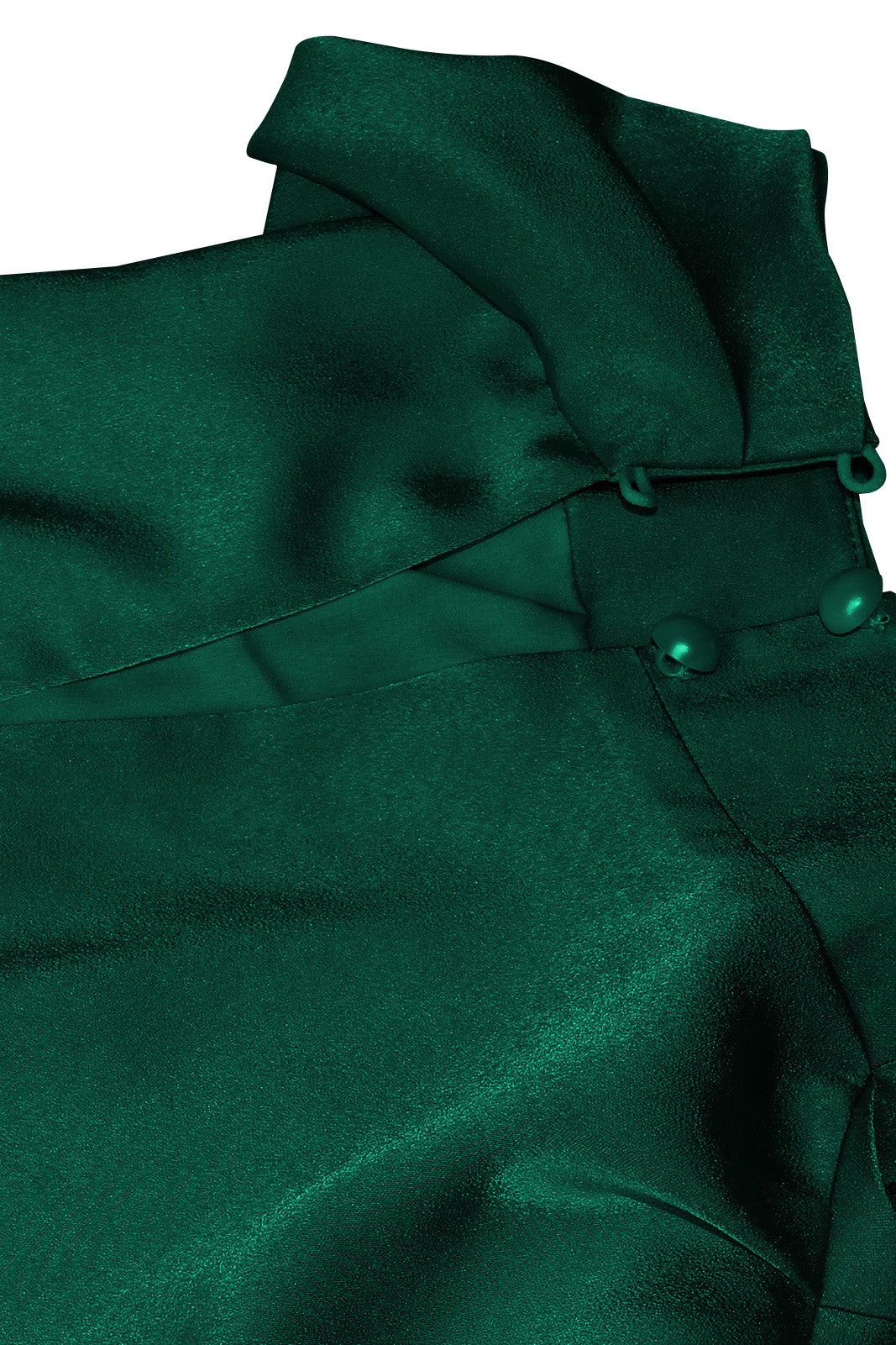 Satin Mock-Neck Slip Dress Lavish Daily