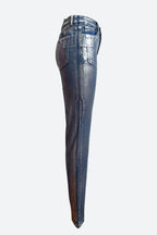 Lustrous Silver Jeans Lavish Daily