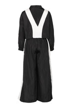 Color-Block Windbreaker & Wide-Leg Set Lavish Daily