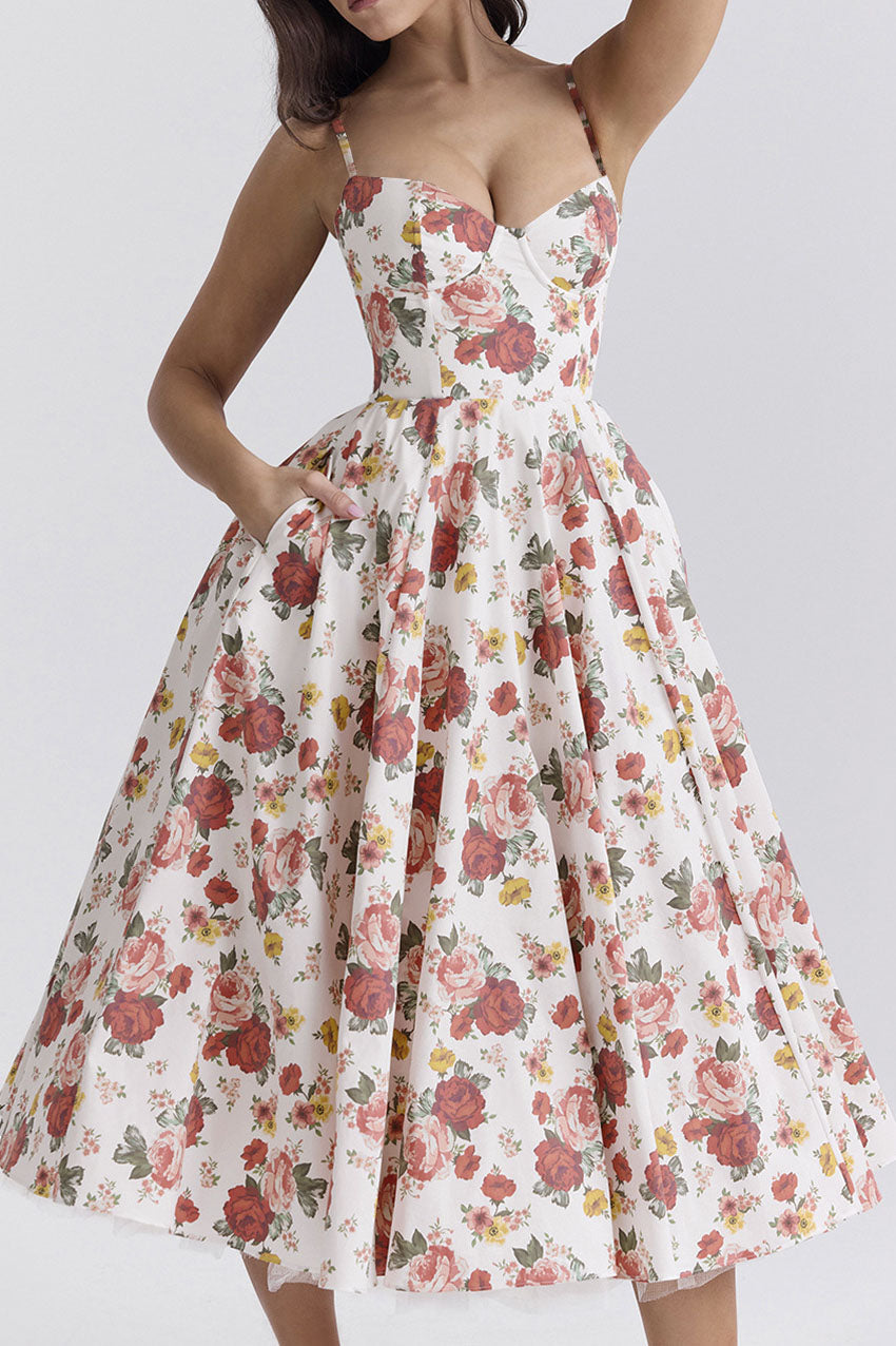 Luxury Spaghetti Strap Princess Dress Lavish Daily